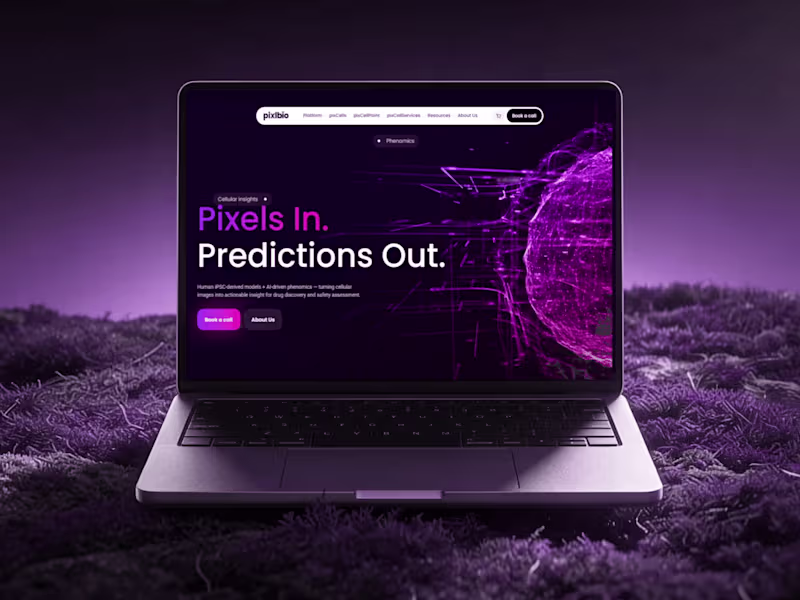 Cover image for Pixl.bio - An Awwwards- Nominated Biotech Website