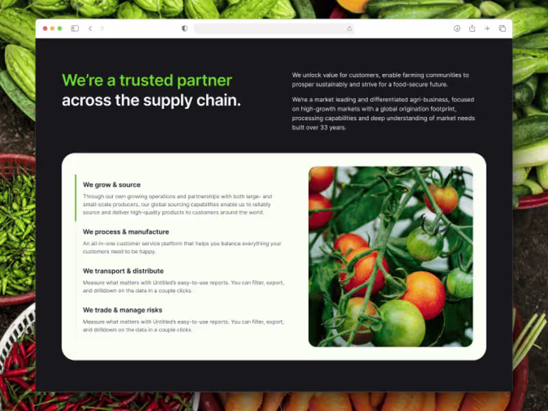 Cover image for Sphene Agric Framer Website Design
