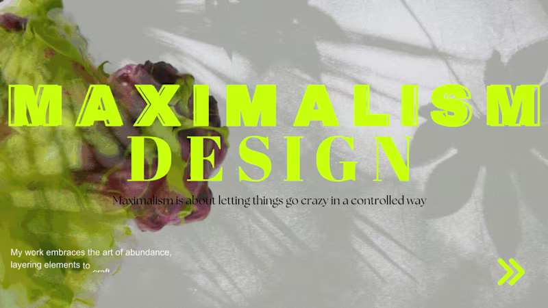 Cover image for Maximalism Graphic Social Content Design | Instagram | Canva 