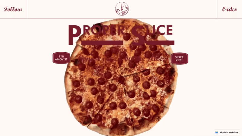 Cover image for Restaurant website and branding design