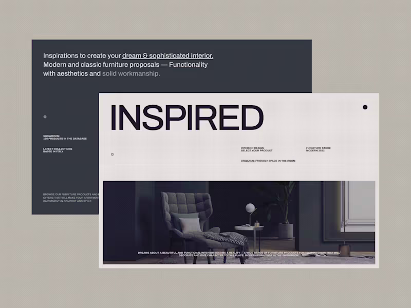 Cover image for INSPIRED | Website Design Concept