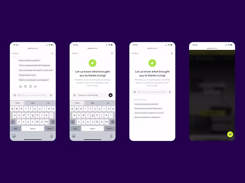 Cover image for Chatsi | UI/UX product design for new AI e-commerce product