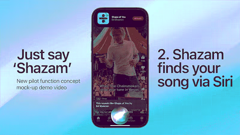Cover image for Siri feature: Just say Shazam