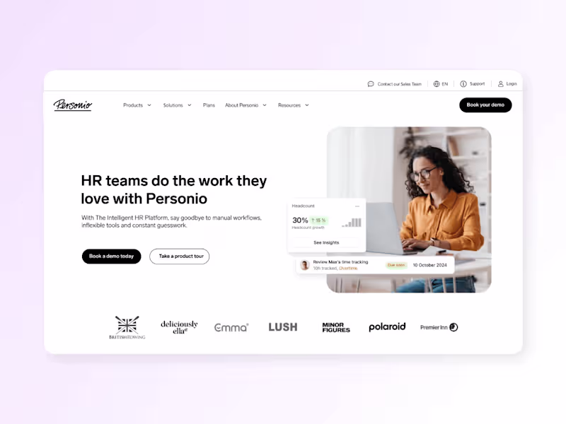 Cover image for Personio Web Animations