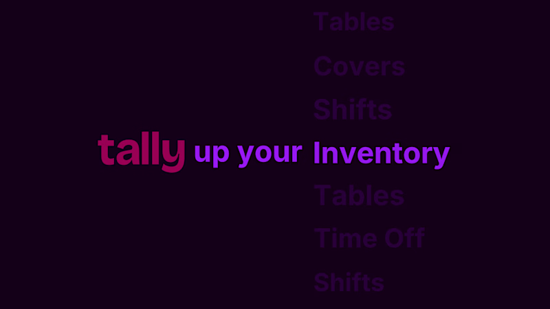 Cover image for  Tally - A Restaurant Management Software