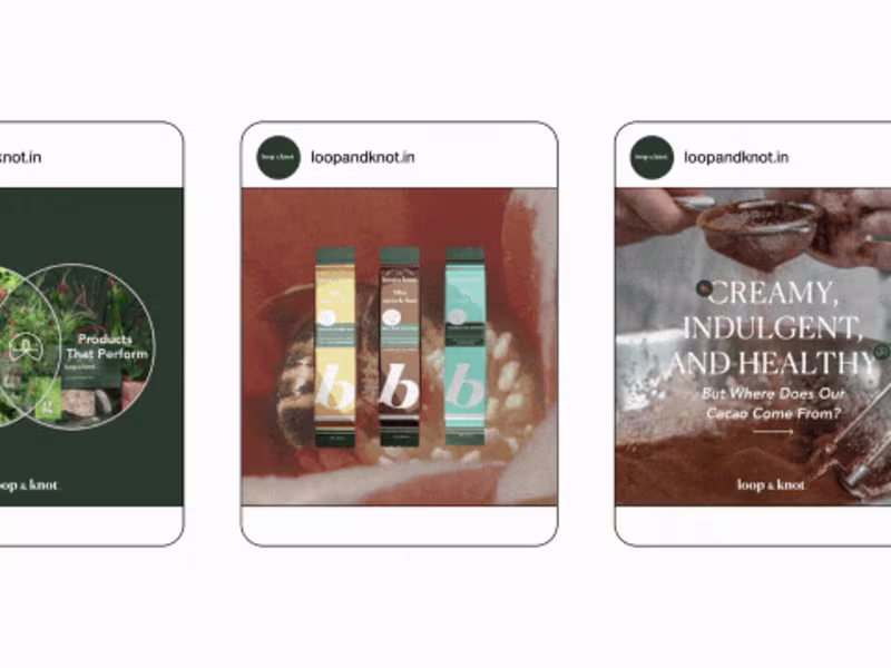 Cover image for Loop & Knot | Health & Wellness | Instagram Content Design