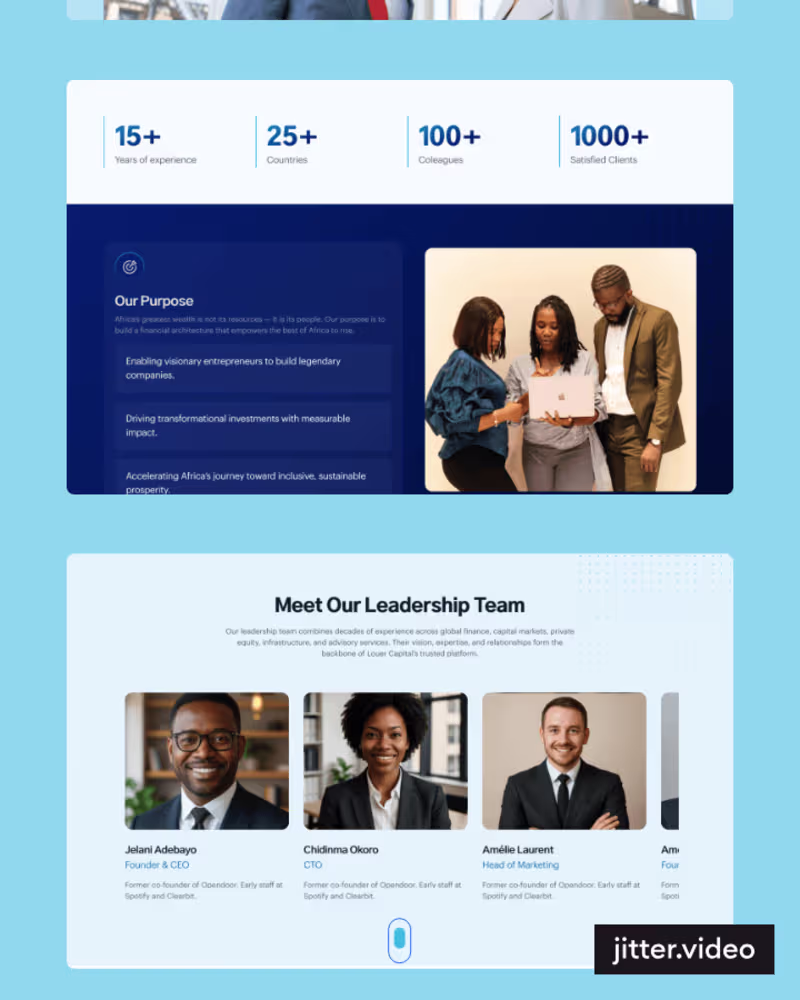 Cover image for Website Design for Louer Capital (Finance & Investment)