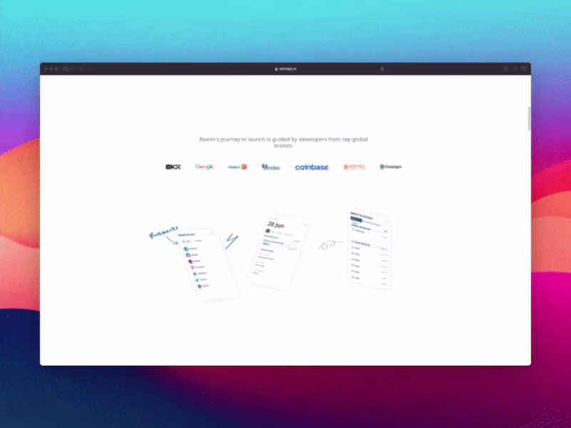 Cover image for Realmapp.io - Framer Landing Page