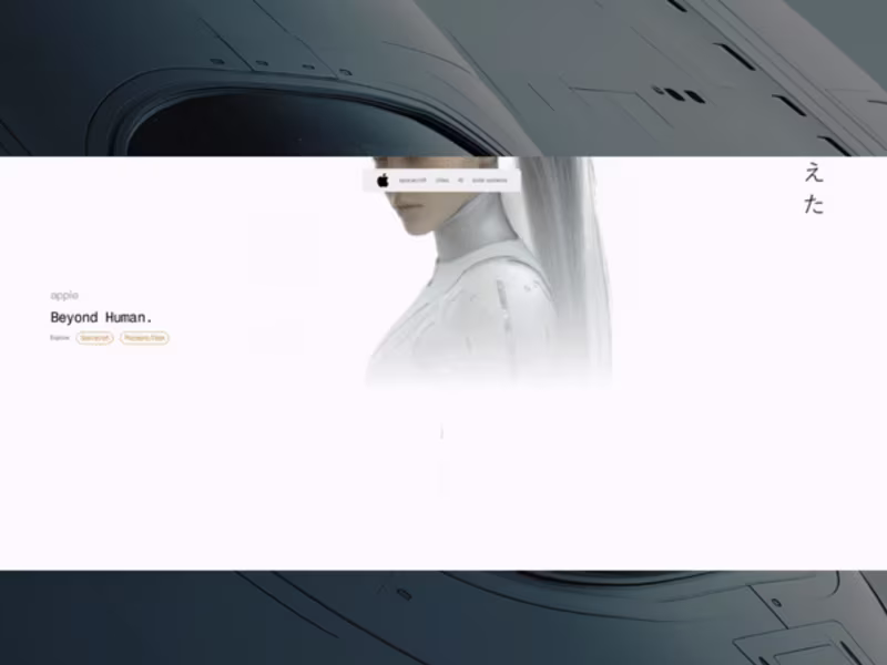 Cover image for Apple Space Program • Marketing Landing Page