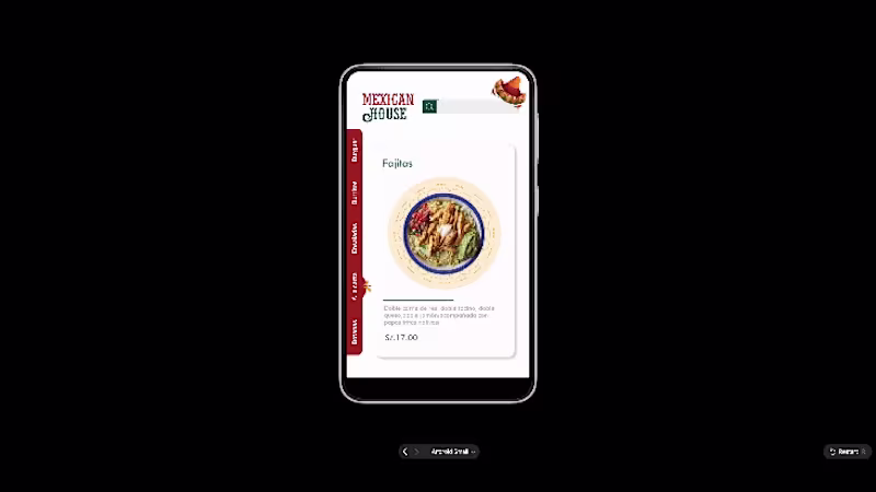 Cover image for Custom Web App for Interactive Digital Menus