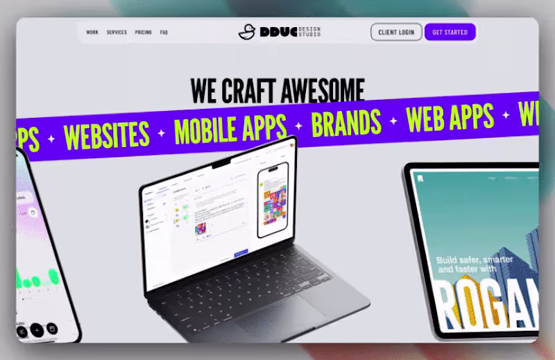 Cover image for DDUC Design Studio Website - Made in Framer