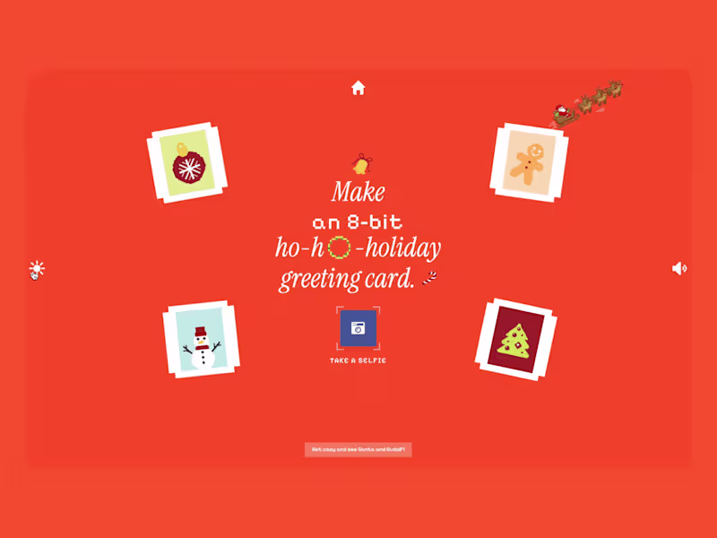 Cover image for Made an 8-bit holiday card maker today and I'm still smiling...