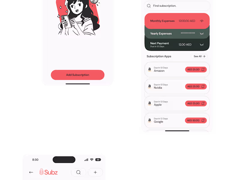 Cover image for Subz - Subscription Tracker