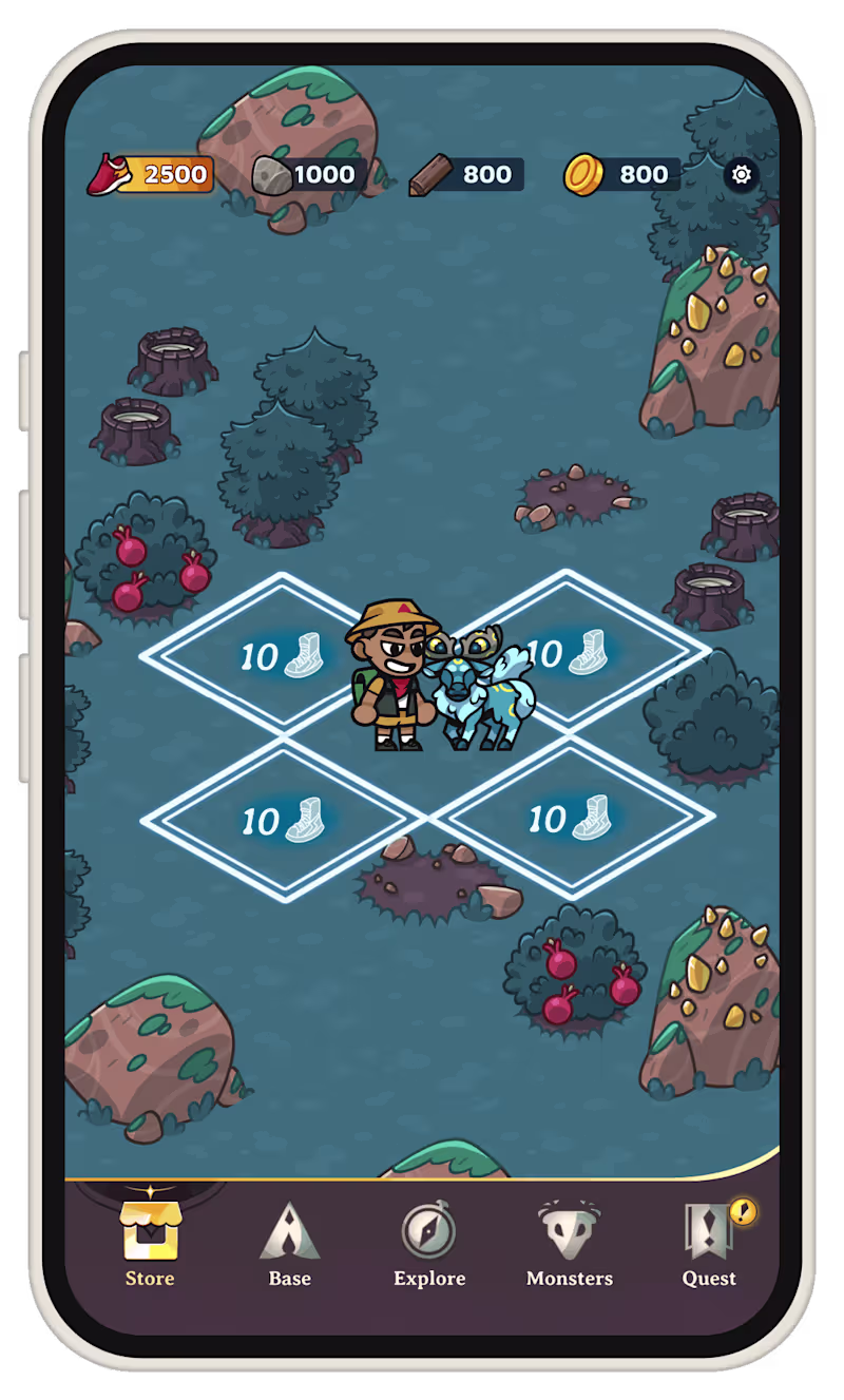 Cover image for Redesign of Monster Walk's Welcome Back Screen