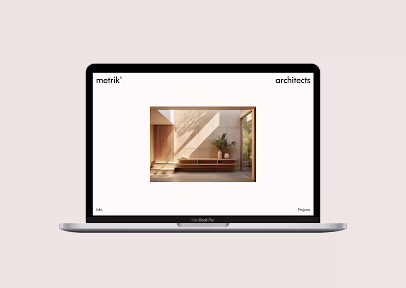 Cover image for Metrik Architects (Visual Identity & Web Design)