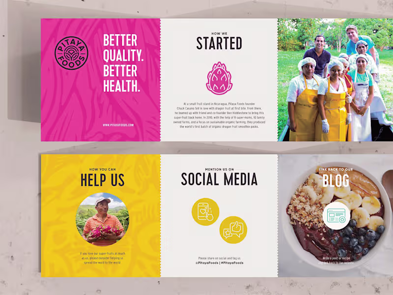 Cover image for Pitaya Foods | Branding & Packaging