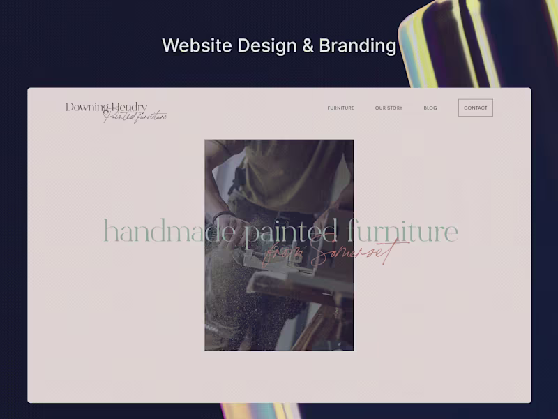 Cover image for Web Design and Brand Identity for Downing-Hendry Furniture