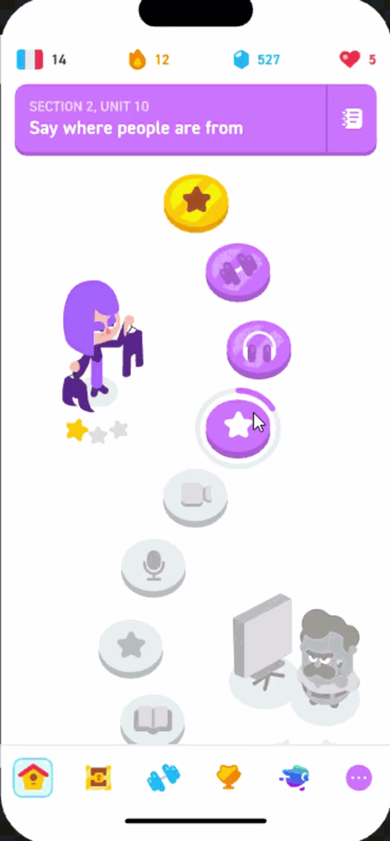 Cover image for Duolingo UI Animation 