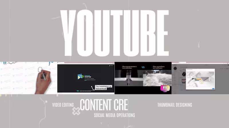 Cover image for YouTube Channel | Video Editing & Thumbnail Design