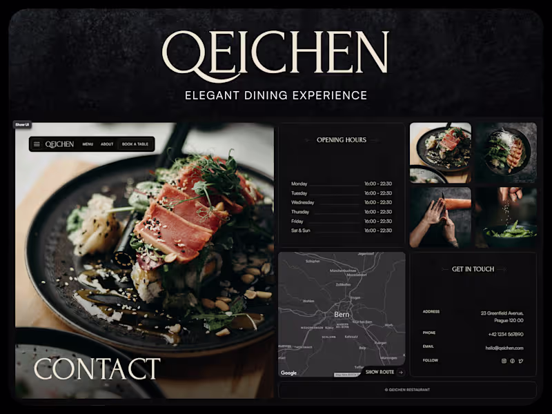 Cover image for QEICHEN - Elegant Dining Experience
