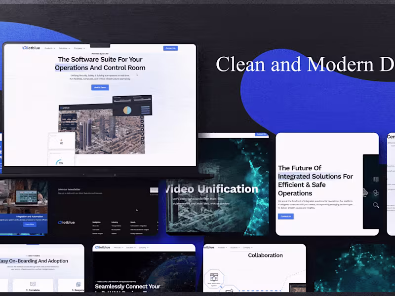 Cover image for Iotblue [Design + Webflow Development]