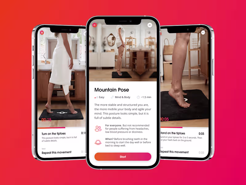 Cover image for BBalance Health App, Watch UI and Rive Motion