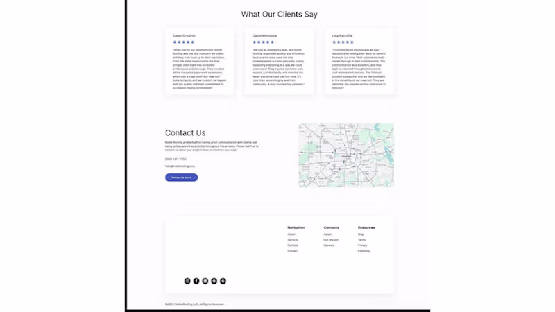 Cover image for Roofing Company - Complete Website Design & Development Desi...