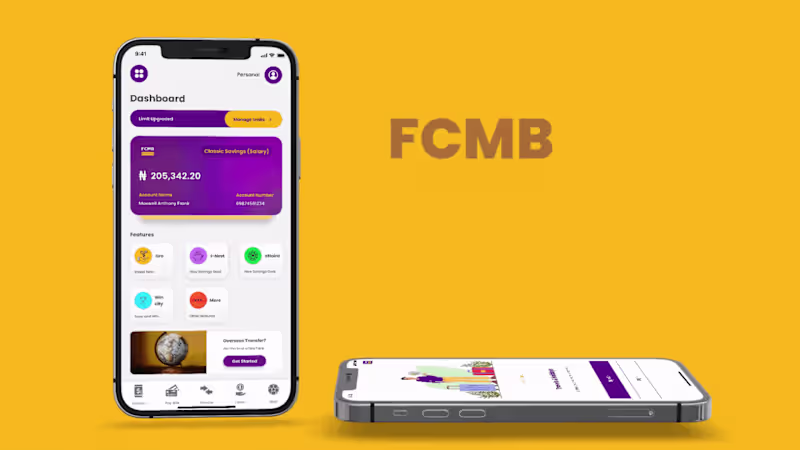 Cover image for FCMB - Mobile App {UI/UX}
