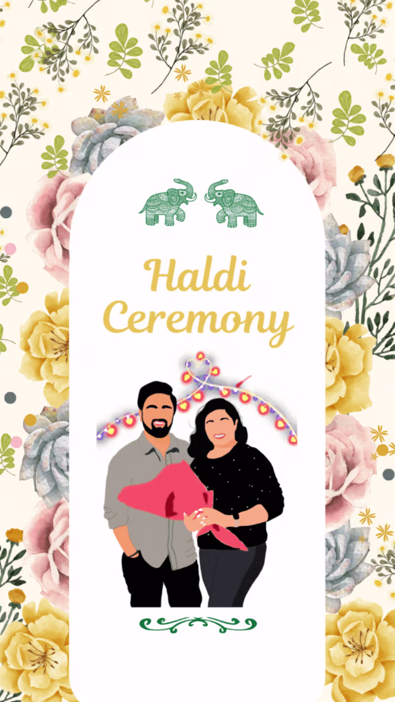 Cover image for Haldi Ceremony Invitation
