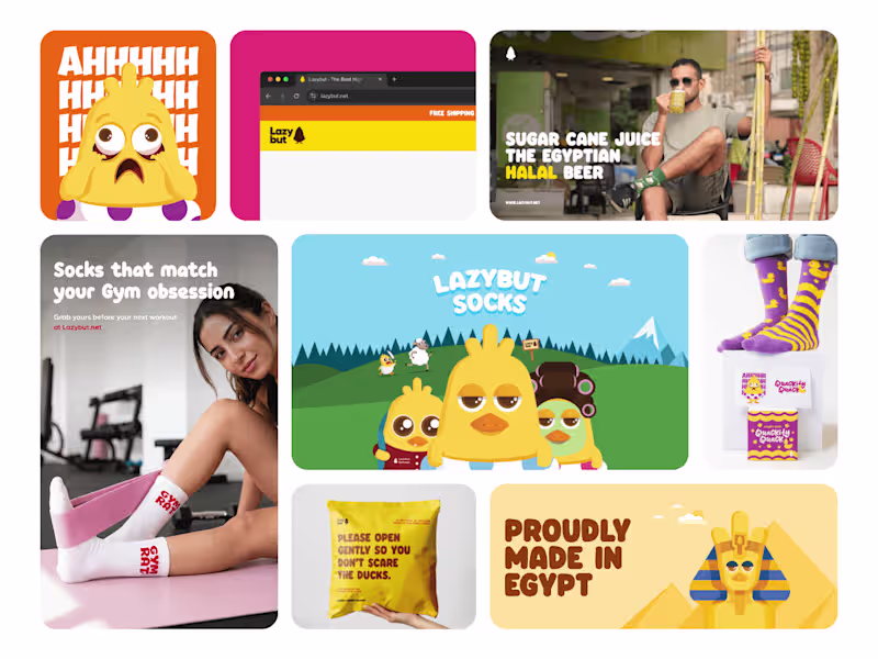 Cover image for Lazybut - Brand Identity