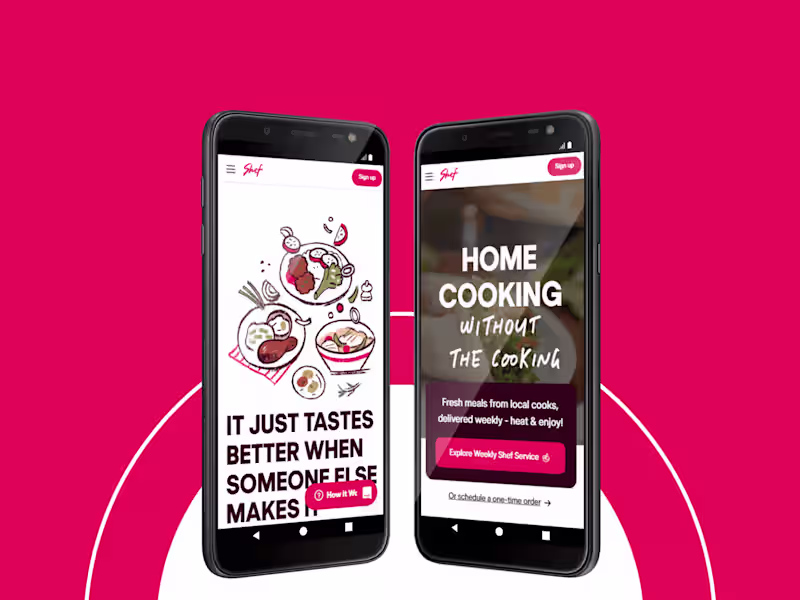 Cover image for Webflow Landing Page Development: Shef