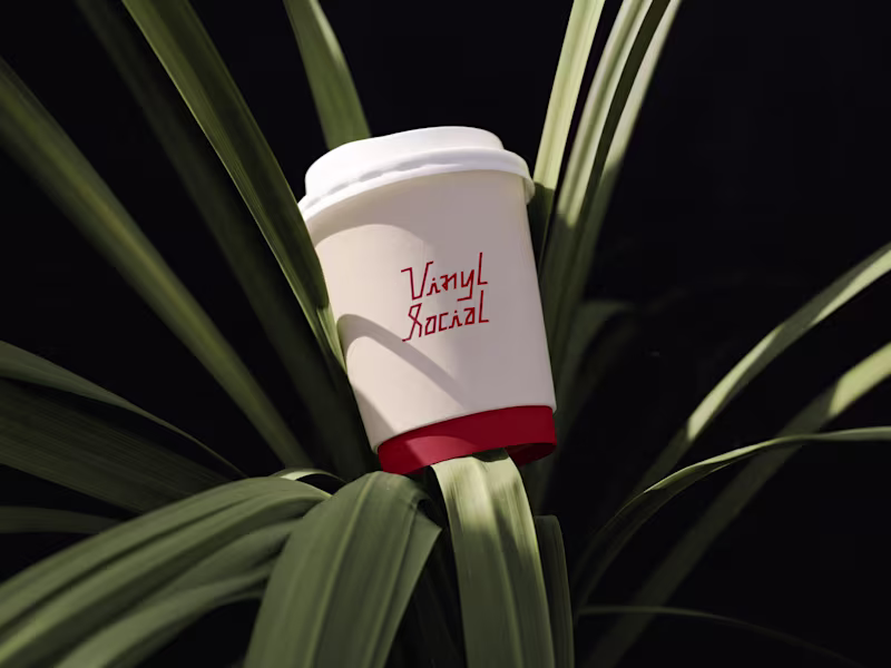 Cover image for Vinyl Social Visual Identity Featured on Behance