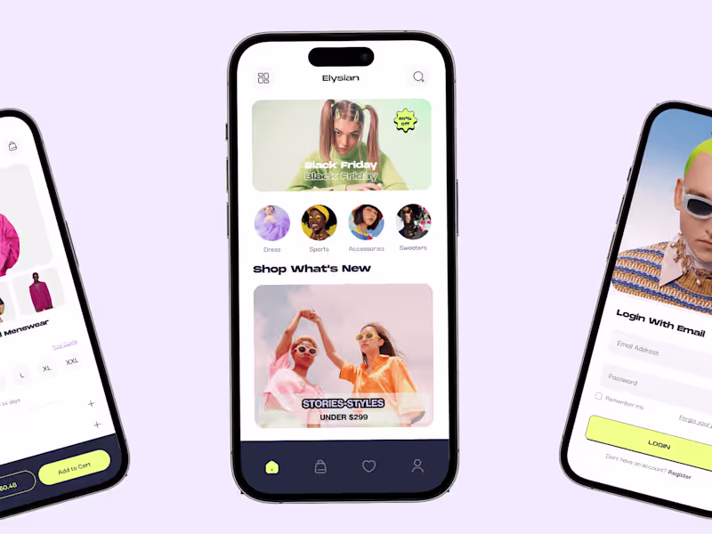 Cover image for Elysian - Ecommerce Mobile APP