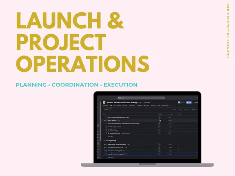 Cover image for Led backend operations for launches,