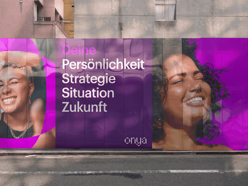 Cover image for ONYA ⏐ Branding + Web & App
