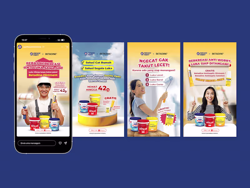 Cover image for E-commerce & Social Media Design for Pacific Paint