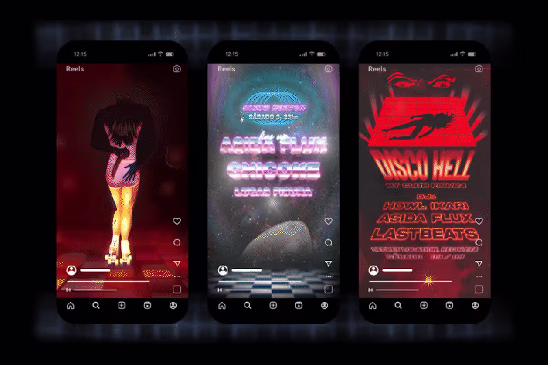 Cover image for DISCO HEAVEN / HELL | Social media content