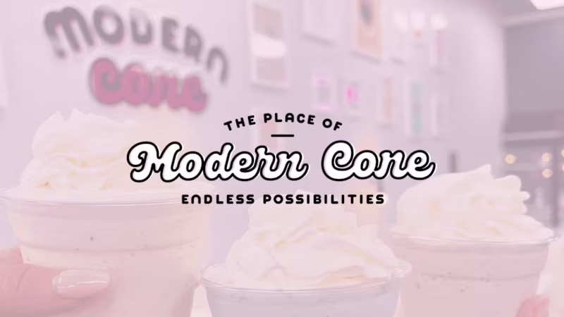 Cover image for Modern Cone Brand Identity + Website Design