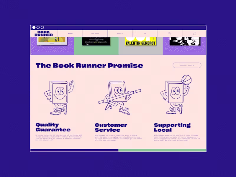 Cover image for Website - Book Runner