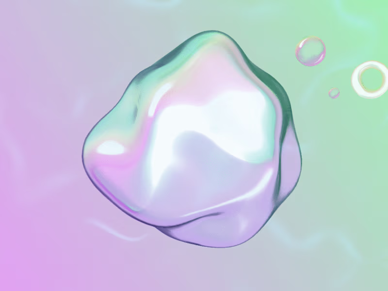 Cover image for ASMR bubble scene in Spline