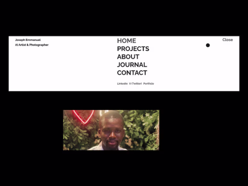 Cover image for Photographer Portfolio Website | Framer