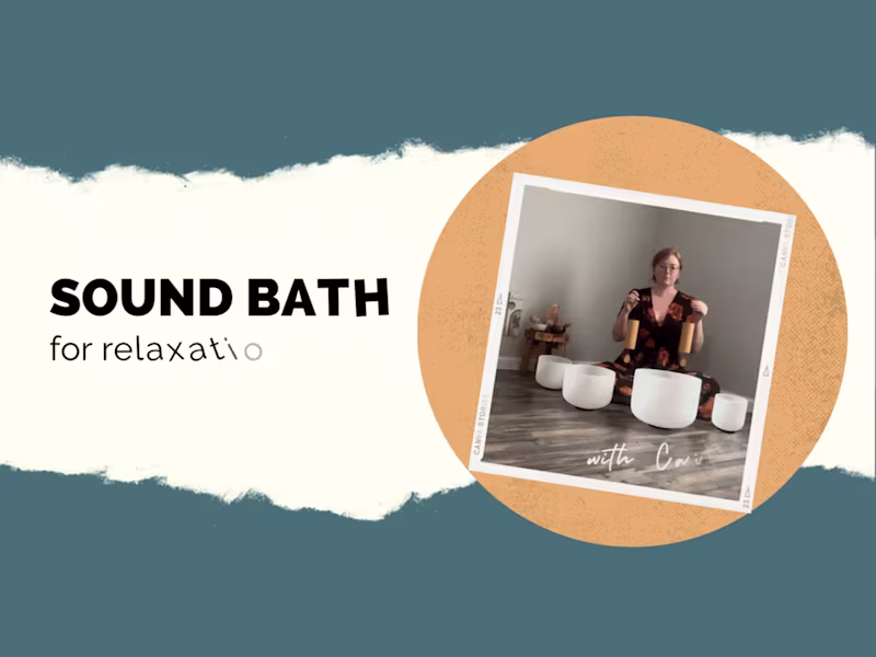 Cover image for Caitlin O. Sound — Virtual Sound Bath Facilitation