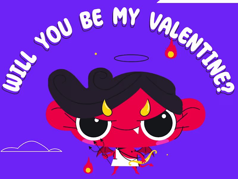 Cover image for Rive, Will you be my valentine?