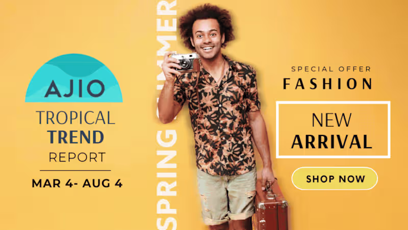Cover image for Ajio Landing Page SS23 Concept :: Behance