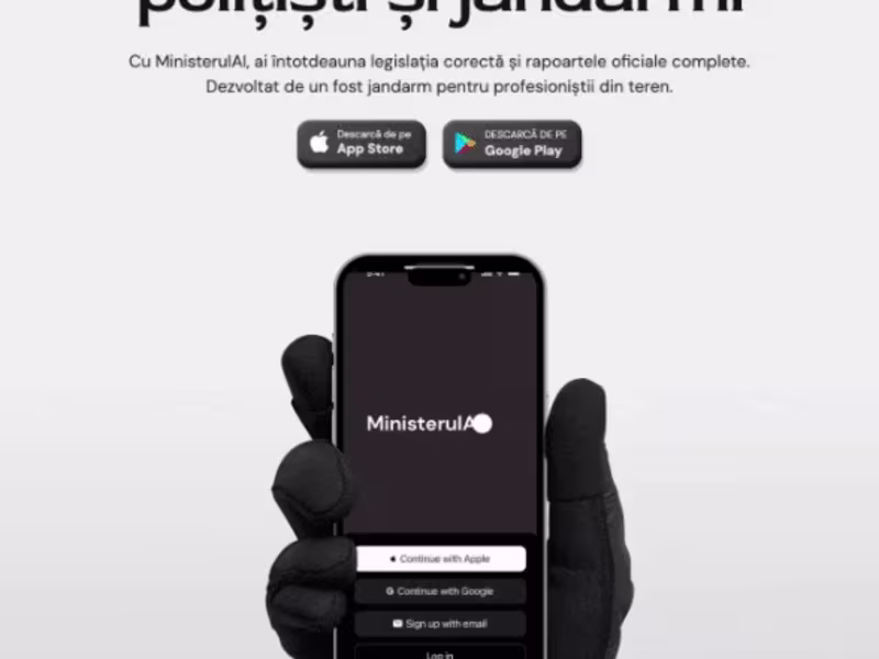Cover image for MinisterulAI — Website & Product UX Design