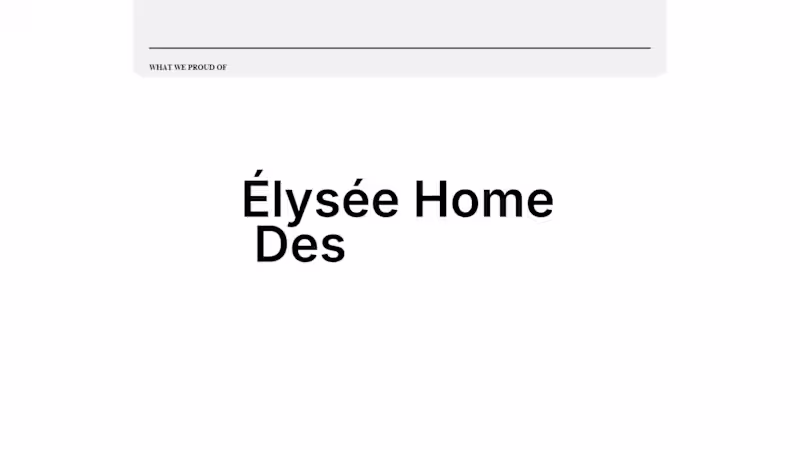 Cover image for Elysée Home Design | Curated Luxury for Modern Living