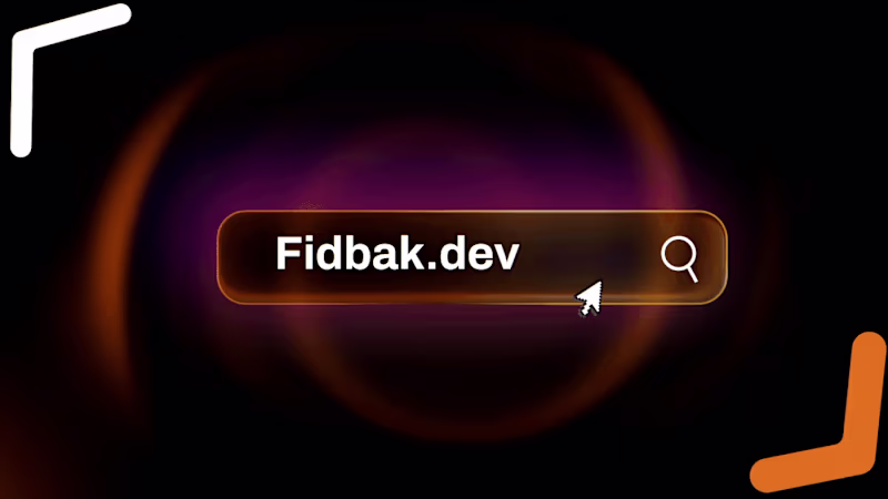 Cover image for Fidbak Product Video