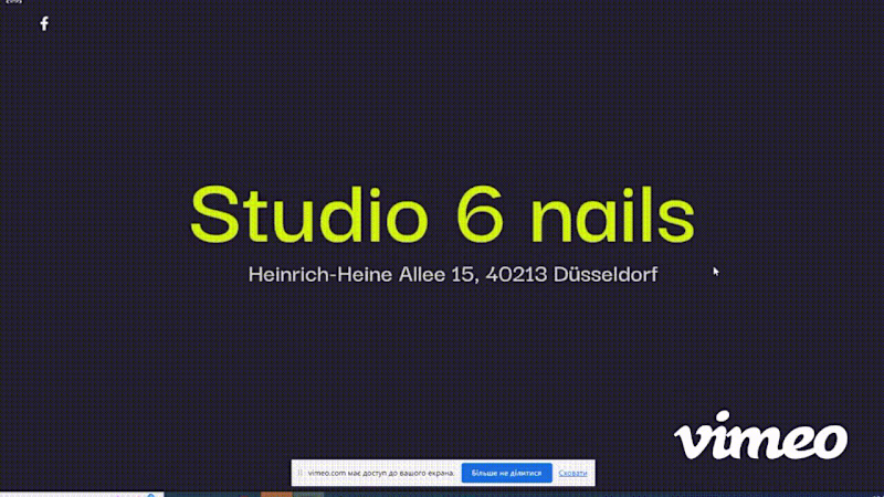 Cover image for Studio 6 nails salon