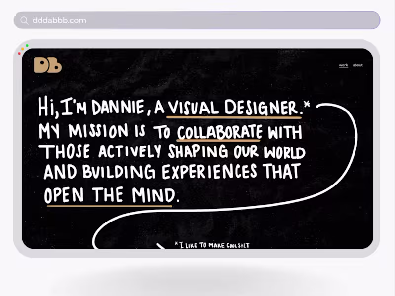Cover image for Dannie Blaise | Website • Branding • Strategy