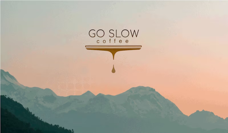 Cover image for Go Slow Coffee - Brand identity
